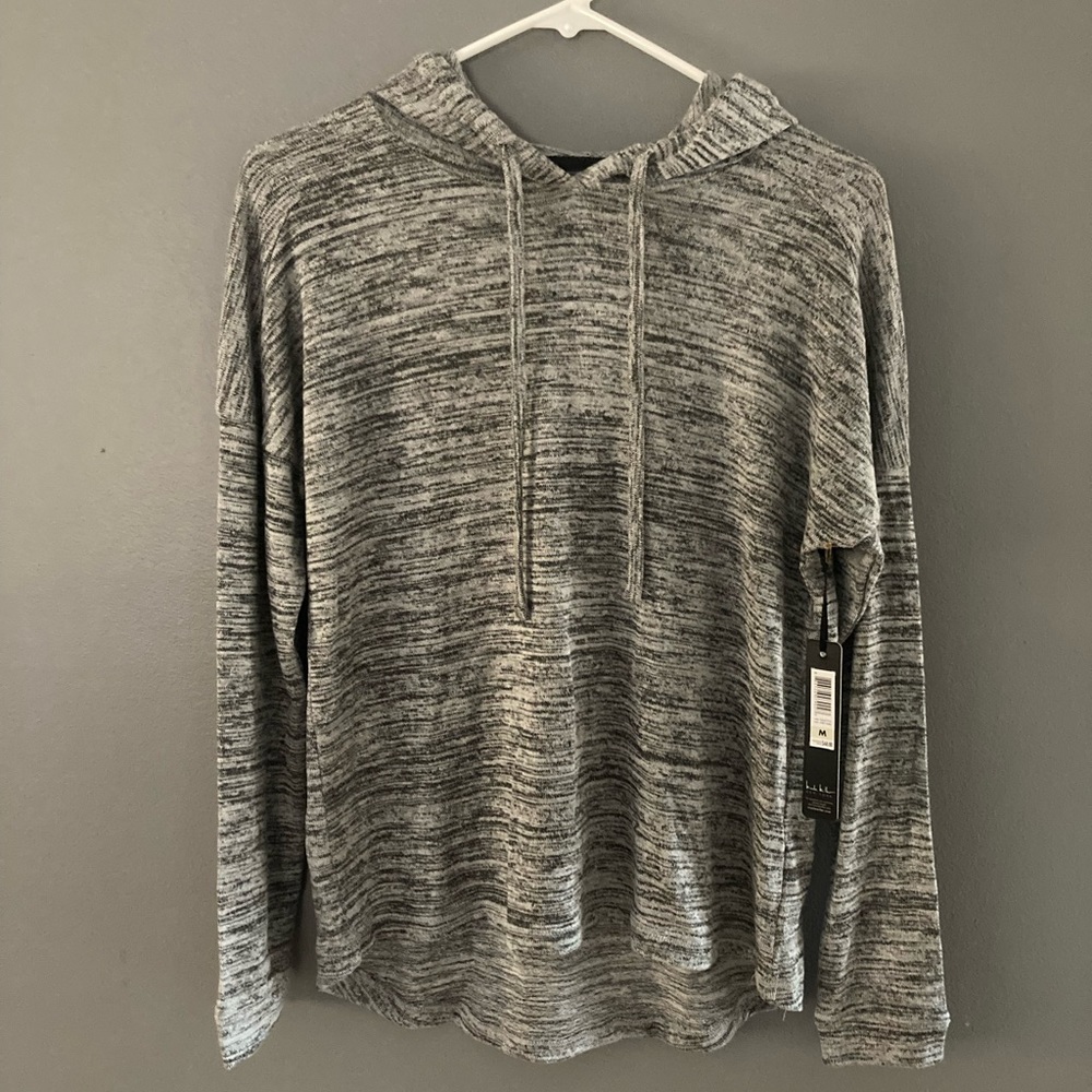NWT NICOLE MILLER Hooded Top Size M